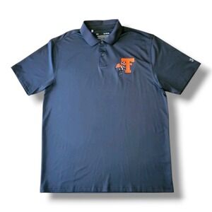 Under Armour Texas Tech Red Raiders Performance Polo Shirt Men's Large Black